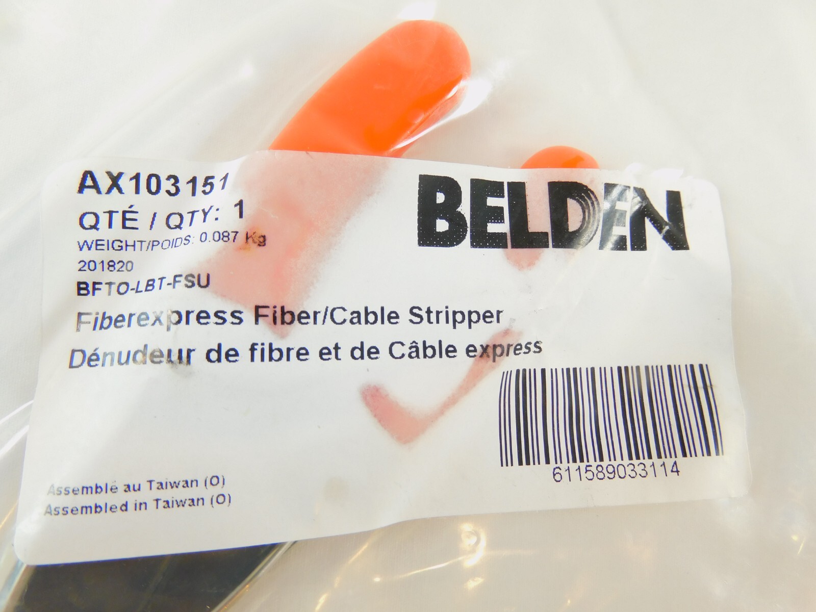 Belden AX103151 Universal Fiber/Cable Stripper