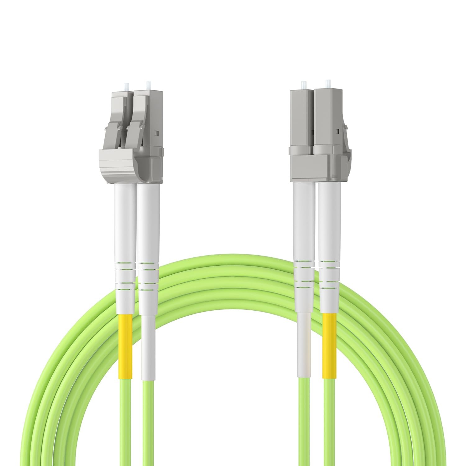 10m 33ft OM5 LC To LC Fiber Patch Cable Multimode Duplex 10/40/100GB LSZH