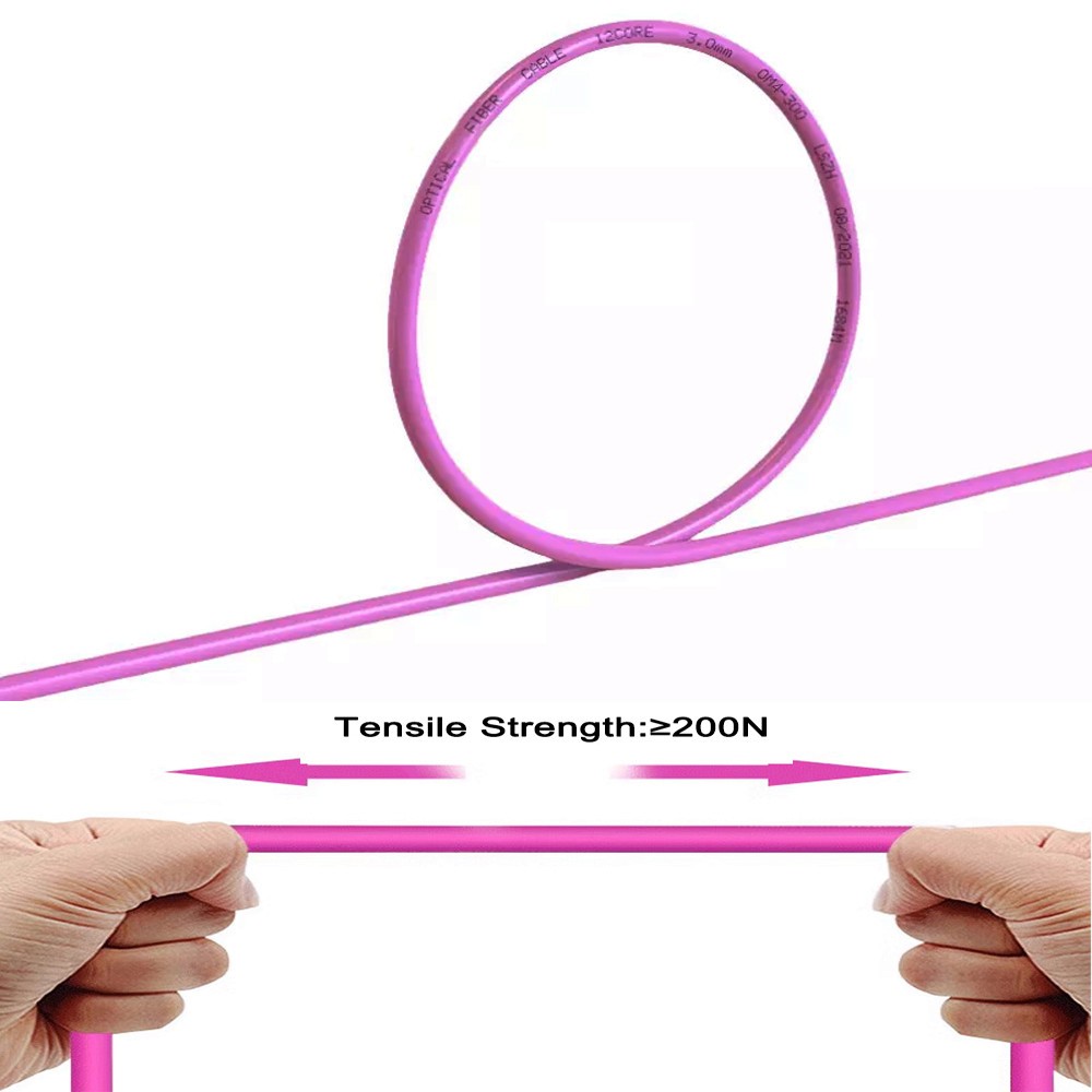 MPO Female to LC Fiber Optic Patch Cord OM4 Type B 8/12 Cores Breakout Fanout