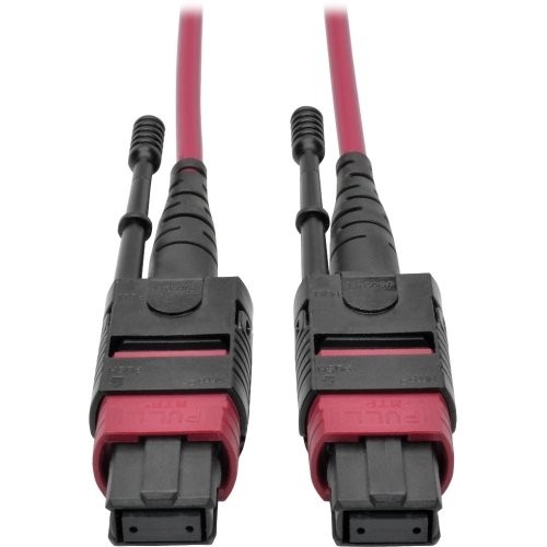 Tripplite N84503M12MG 3M MTP MPO Patch Cable OM4 12 Fiber Magenta