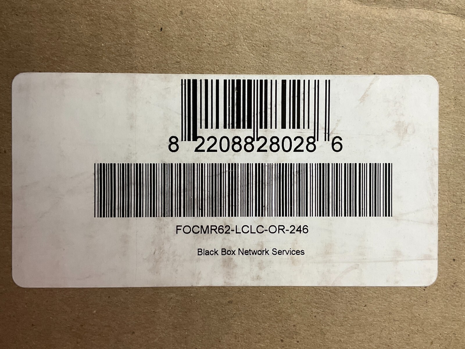 BlackBox LC LC Duplex Fiber Patch Cable FOCMR62-LCLC-OR-279 ✅❤️️✅❤️️ NEW