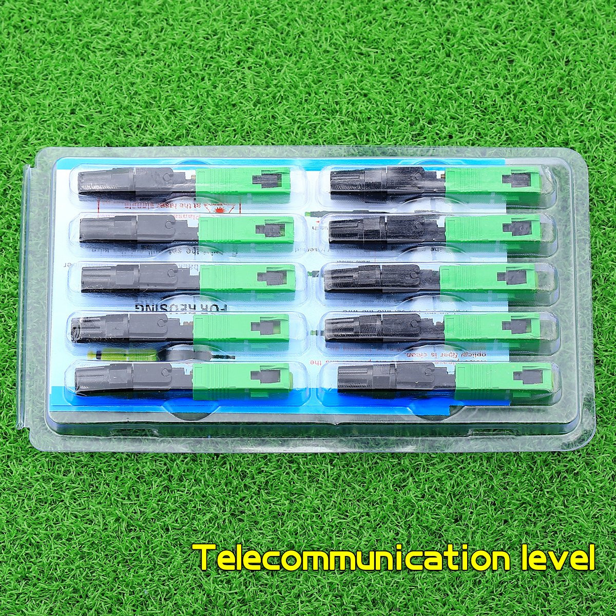 10 Pcs FTTH SC APC Optical Fiber Cable Quick Connector Fast Cold Connection Adap