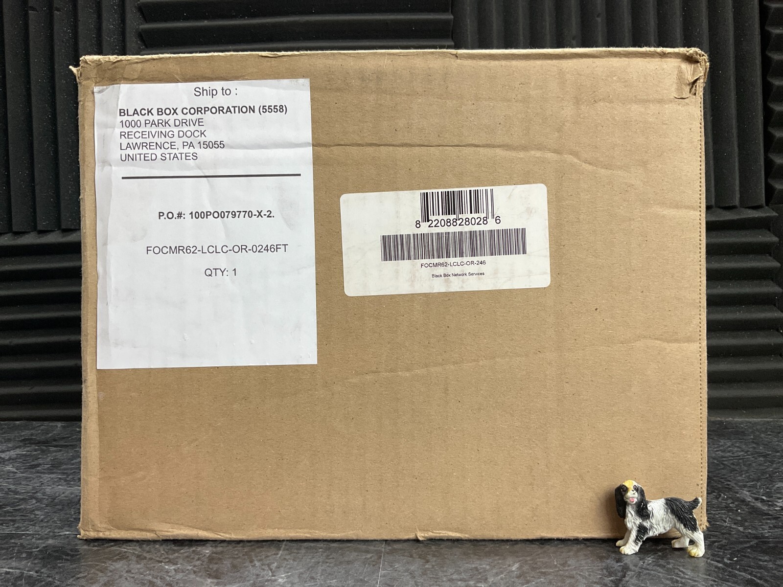 BlackBox LC LC Duplex Fiber Patch Cable FOCMR62-LCLC-OR-279 ✅❤️️✅❤️️ NEW