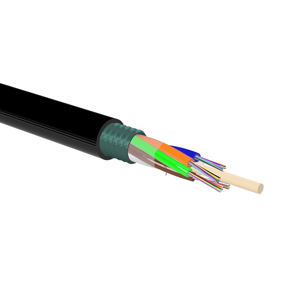 PER FOOT Corning 048ZUC-T4F22D20 48 Fiber Armored Loose Tube Fiber Cable (OS2)