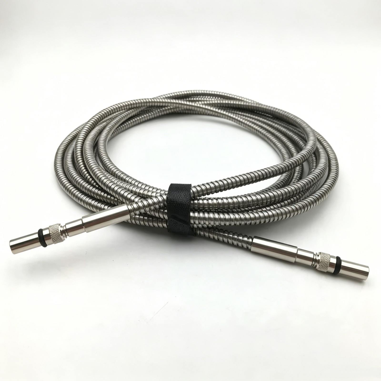 SMA905 Round-SMA UV-VIS Metal Ferrule Fiber 400um 1M Armored Fiber Optic Cable