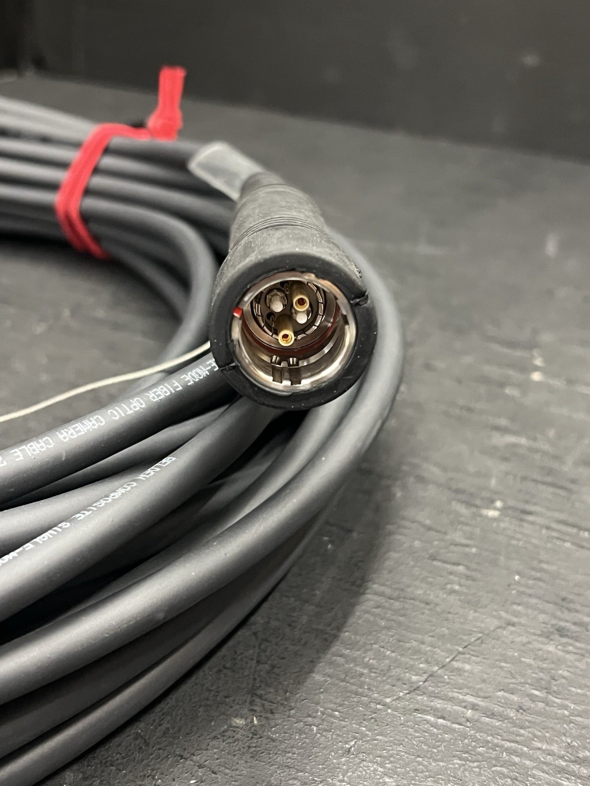 Belden Composite Single-Mode Fiber Optic Camera Cable 7804LW 75′