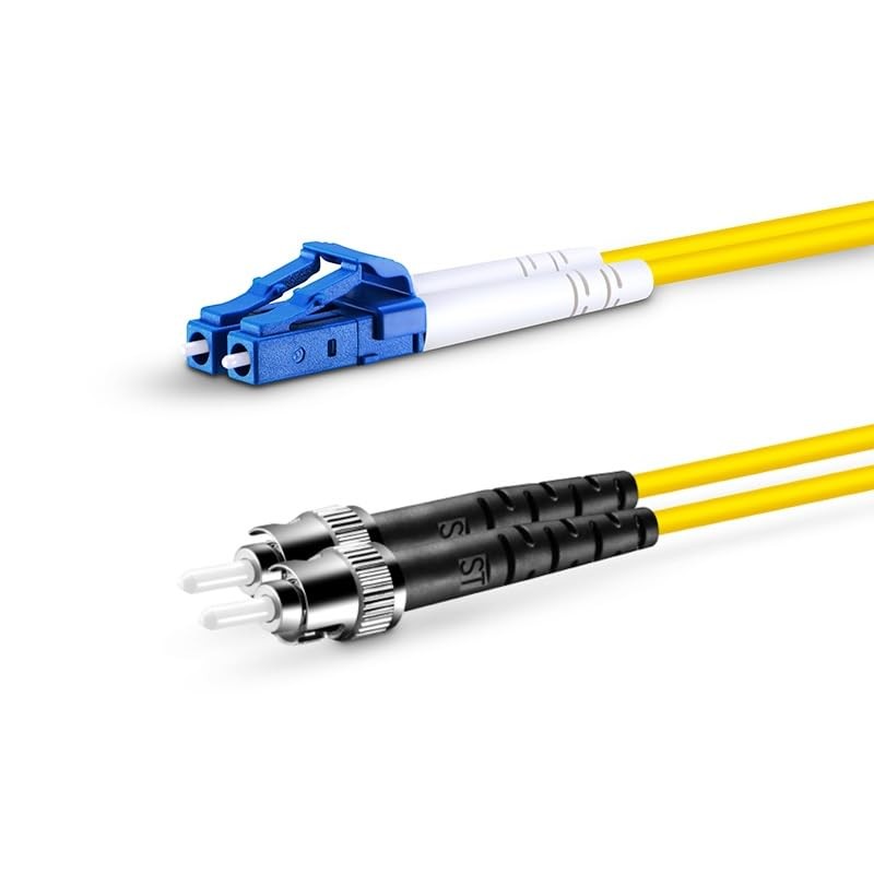 -OS2 LC to ST Fiber Patch Cable,3M(10ft) Single-Mode Fiber, Duplex 9/125µm, O…