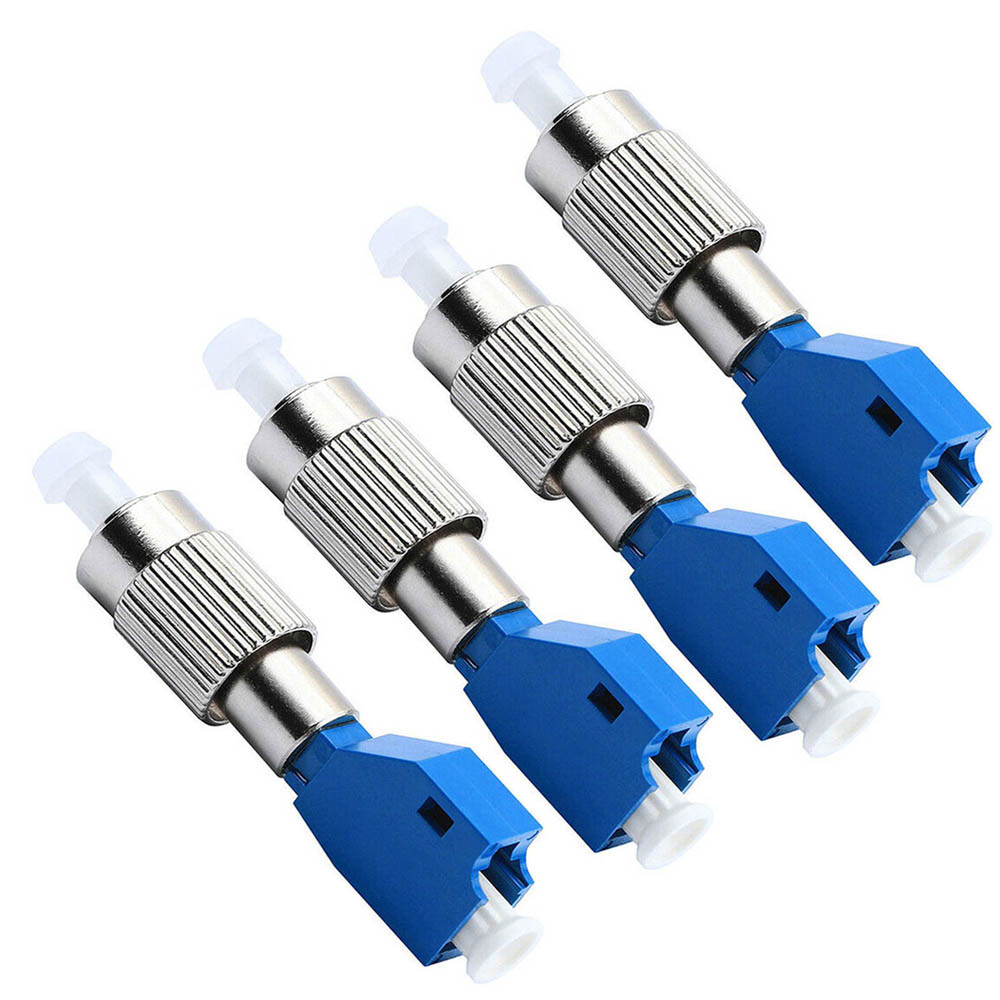 4Pcs FC Male to LC Female Fiber Optical Connector Convertor Hybrid Fiber Adapter