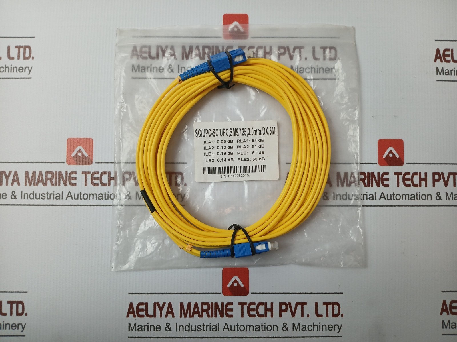 SC/UPC-SC/UPC,SM9/125 Optical Fiber Cable 5M