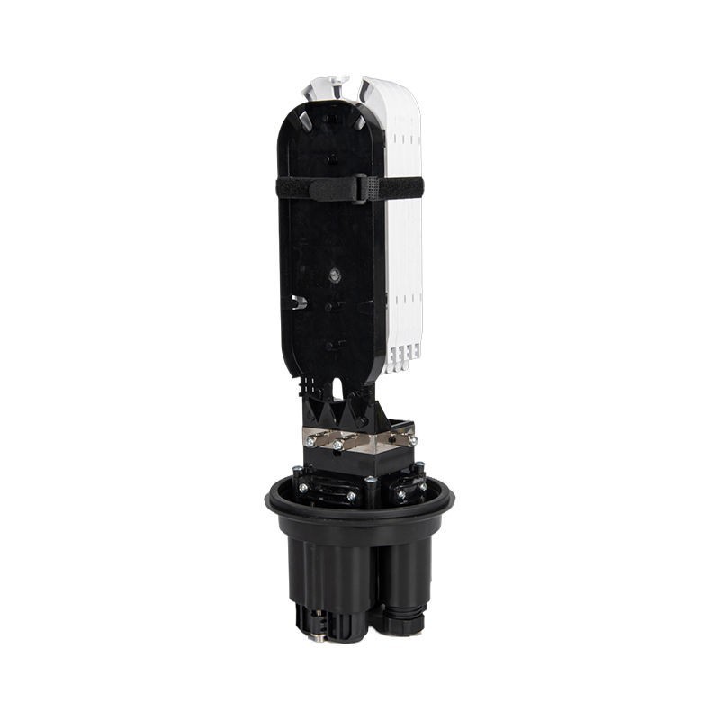 96 Core Fiber Optic Dome Splice Closure Box Heatshrink Enclosure FTTH 2 in 4 out