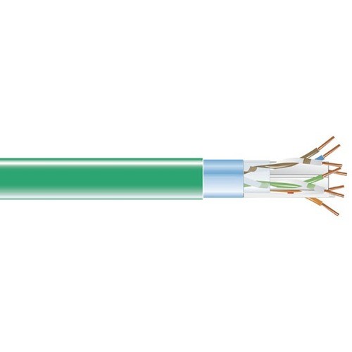BlackBox Network Services EVNSL0617A1000 1000ft Cat.6 STP Cable Green