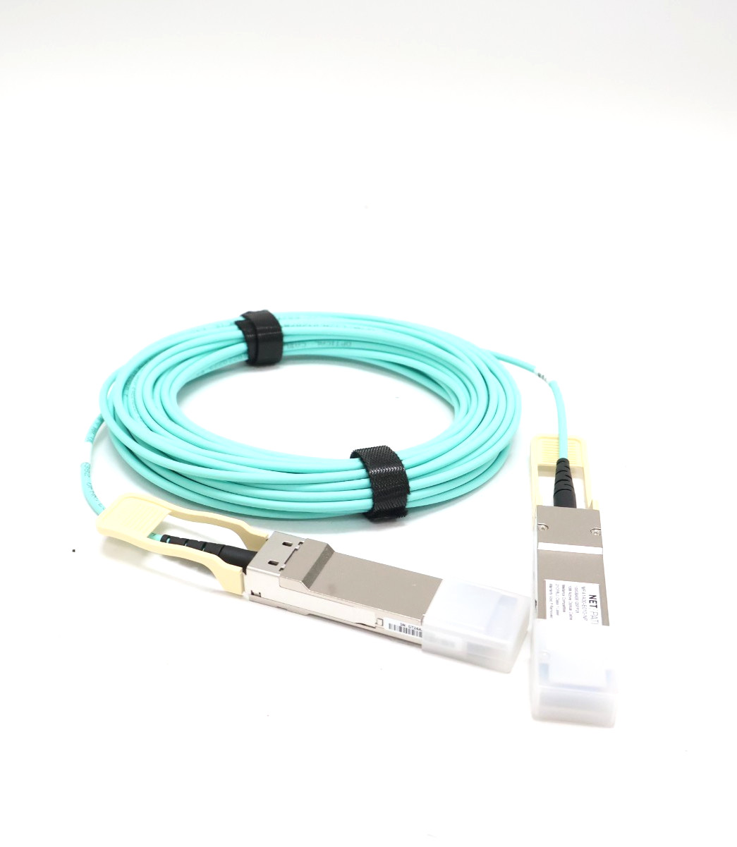 Net:Patibles MFA1A00-E010-NP 100GBASE QSFP28 10M Active Optical Cable
