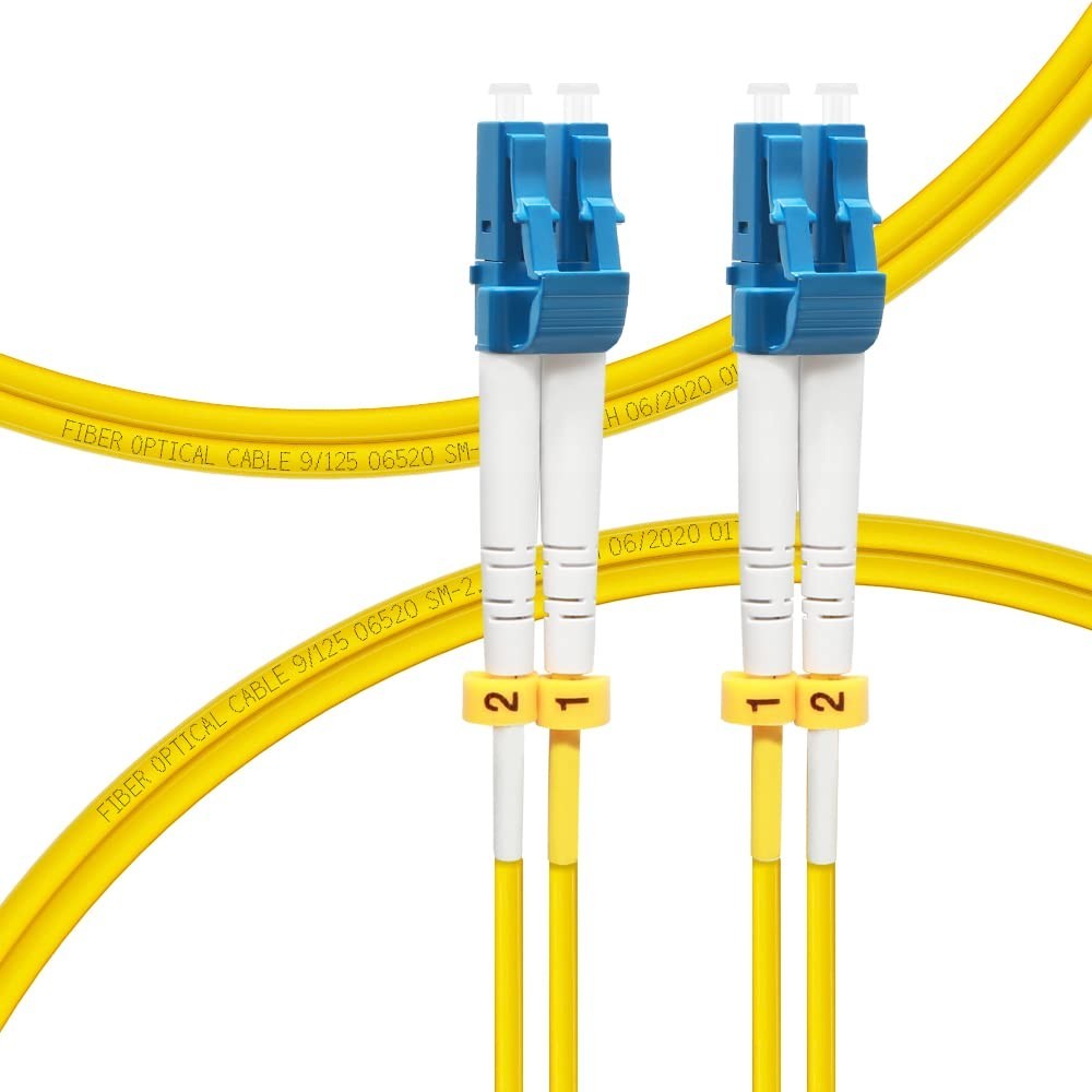 Flexible 2M LC to LC Fiber Cable with Min Bend Radius – Ideal for Data Centers