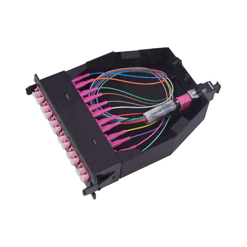 MTP-12 to 6x LC Duplex Type A 12 Fibers OM4 Multimode 50/125 MTP/MPO Cassette