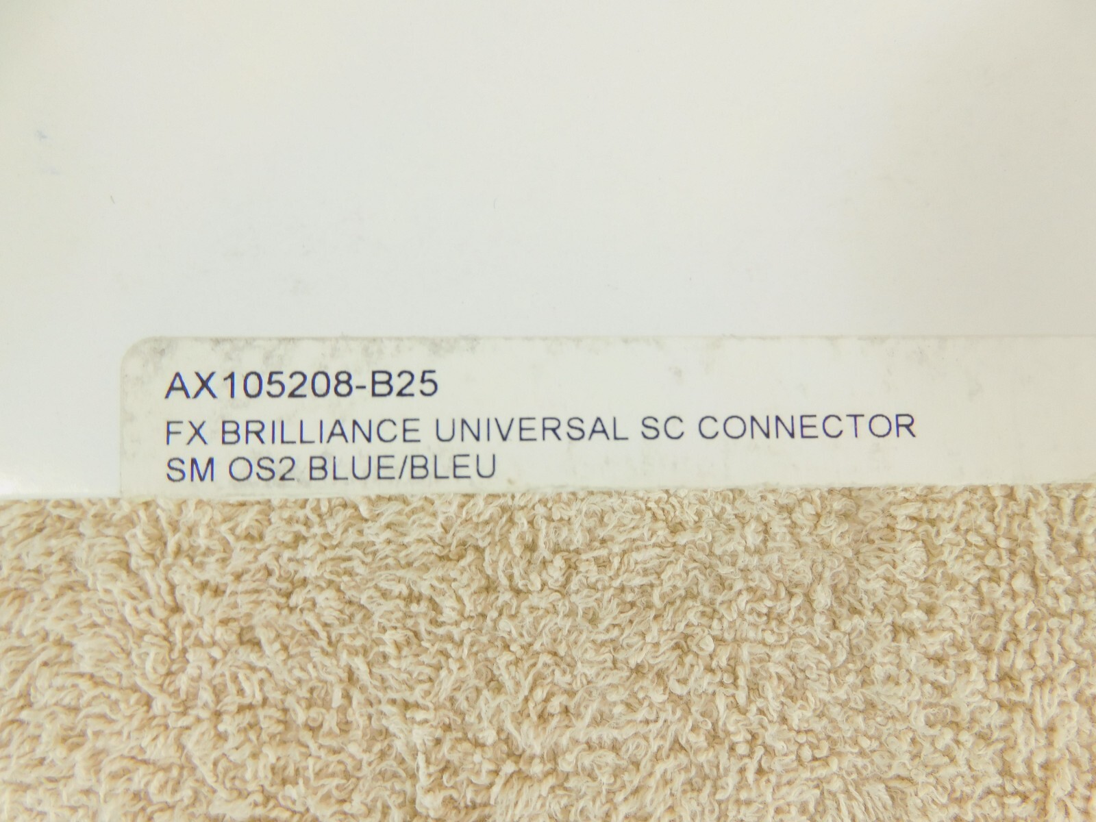 Beldon AX105208 SC Connector FX Brilliance Single-Mode OS2 — SELECT QUANTITY