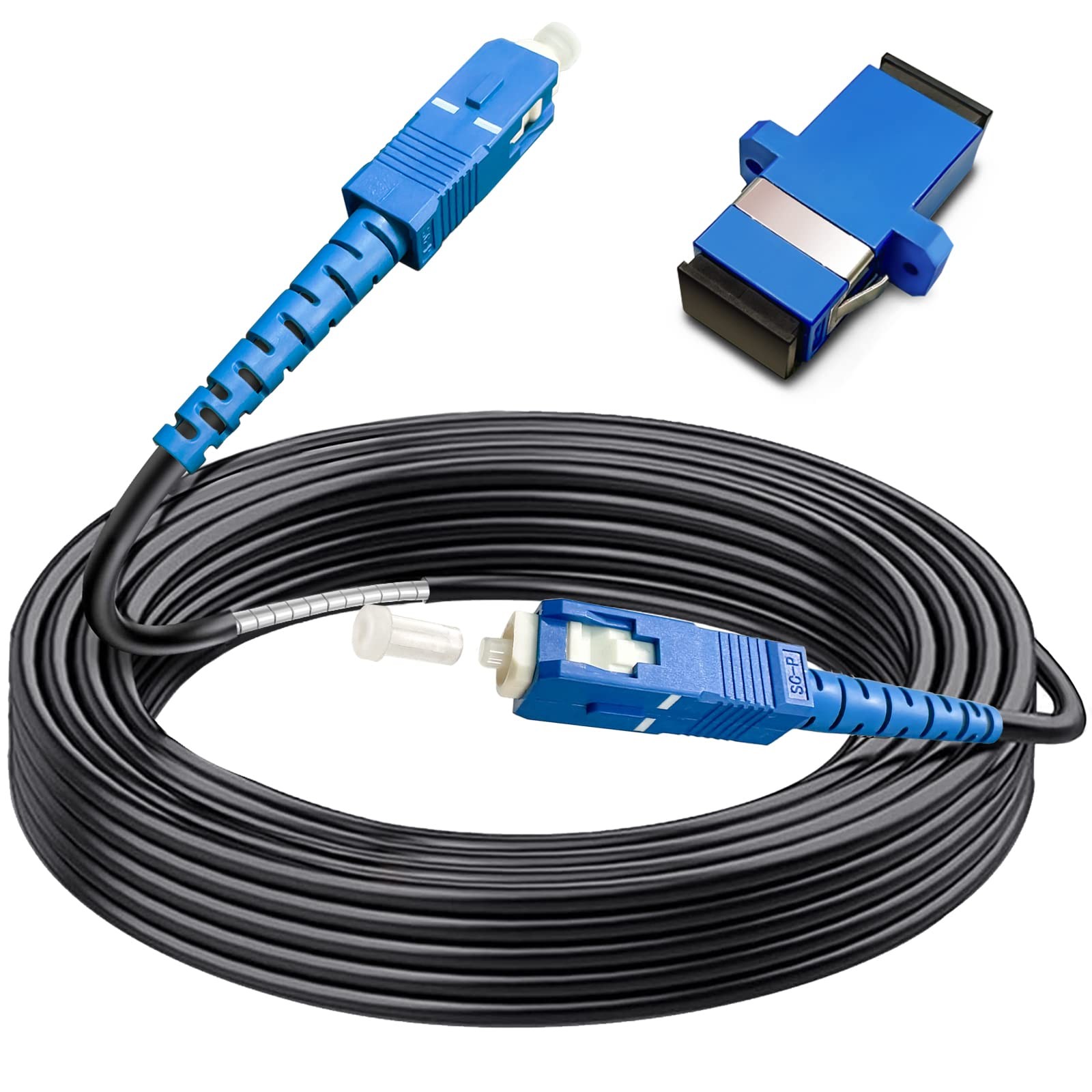 Bangun 50M SC to SC Fiber Optic Patch Cable Outdoor Armored Single Mode