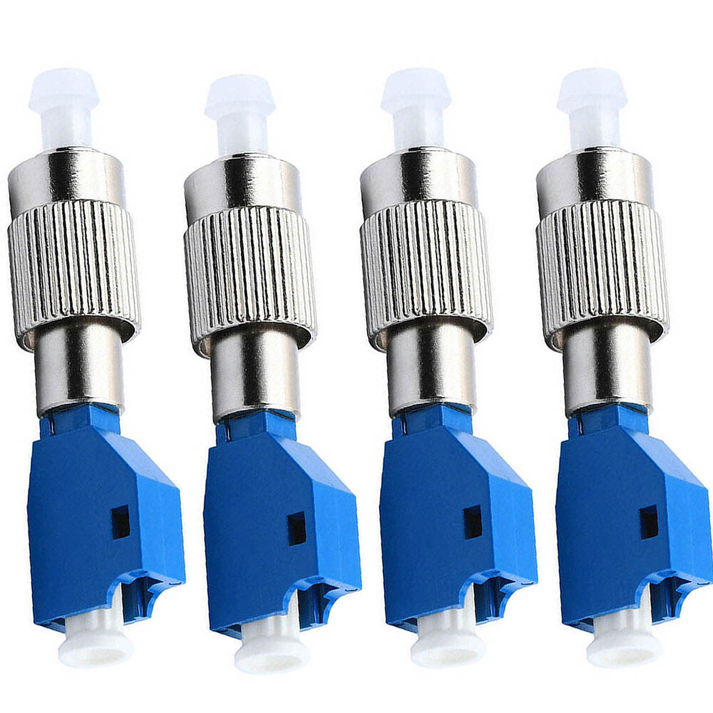 4Pcs FC Male to LC Female Fiber Optical Connector Convertor Hybrid Fiber Adapter
