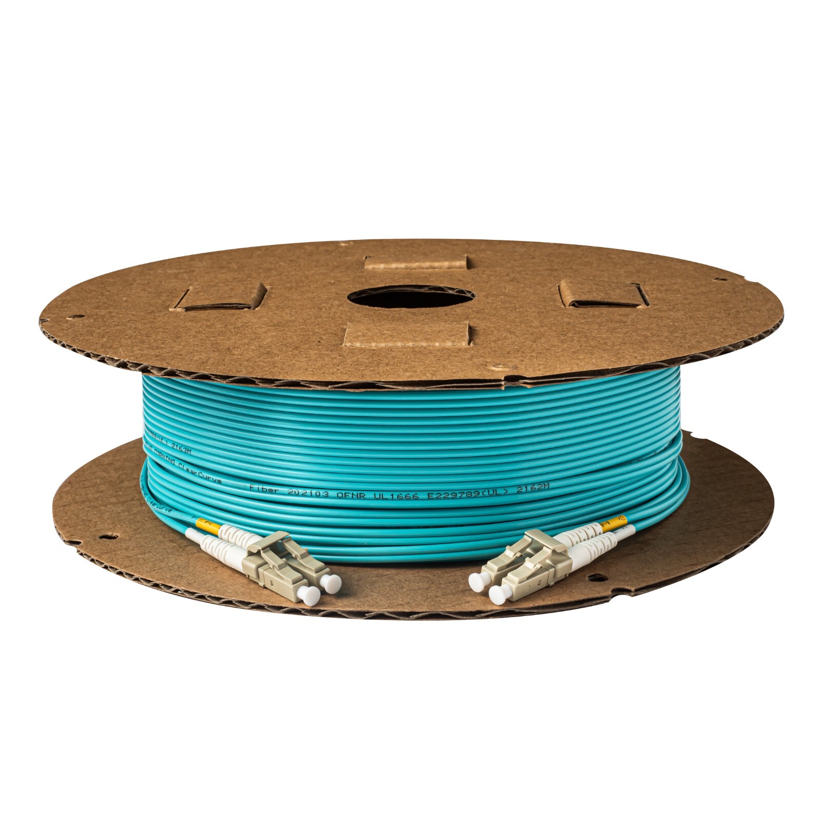 200 ft Multimode OM3 Duplex LC LC Fiber Jumper Corning Fiber Fast USA Shipping