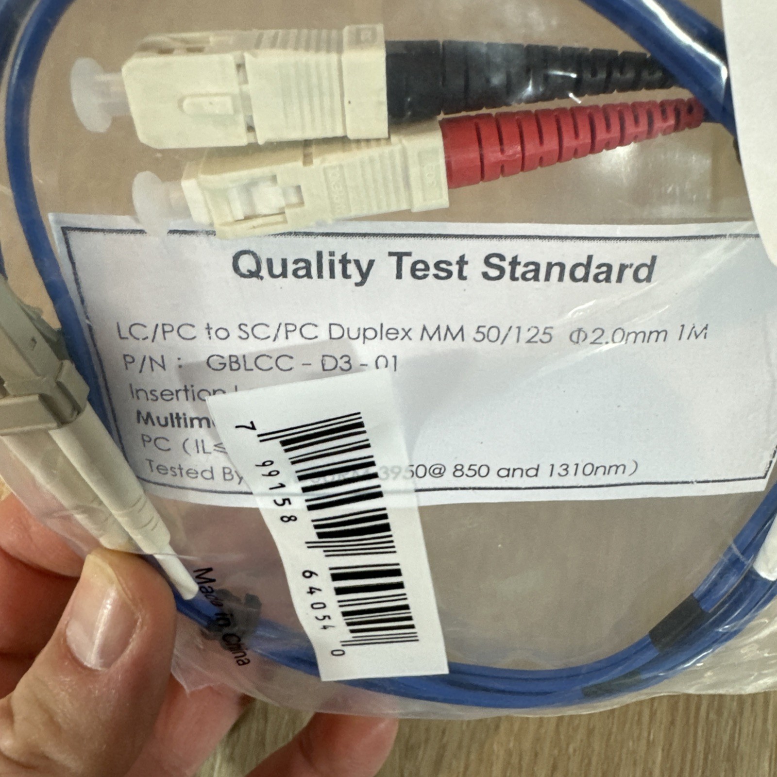 Lot of 22 Allen Tel GBLC2-D3-01 Duplex MM 50/125 Fiber Optic Patchcord Cable!