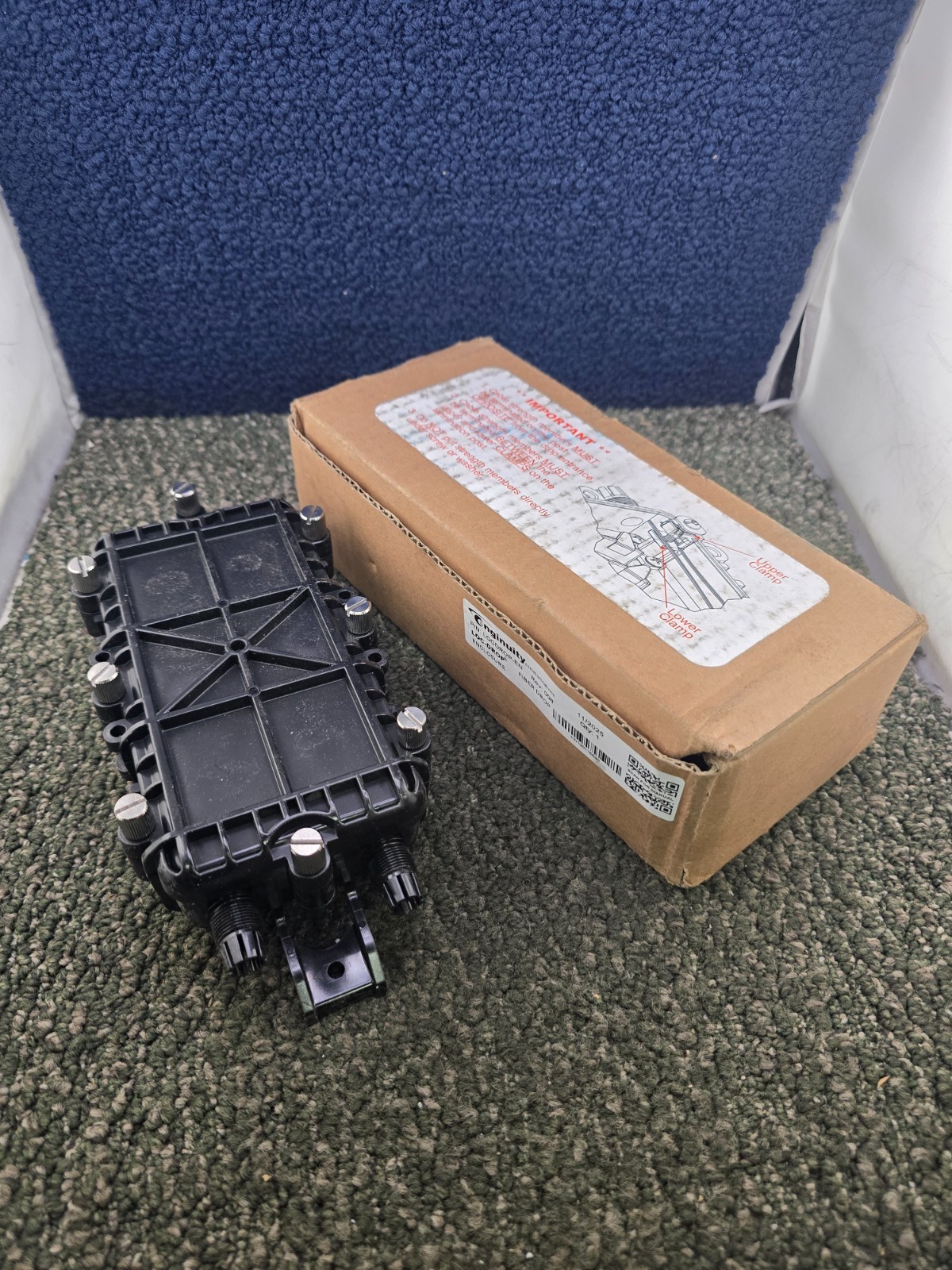 Enginuity Communications LOCDROP-EN Weatherproof Fiber Repair Splice Enclosure