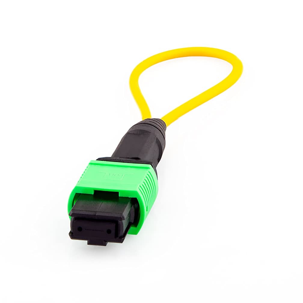 MPO Fiber Optic Loopback Cables -12-Core Singlemode9/125μm OS2 Female Fiber L…