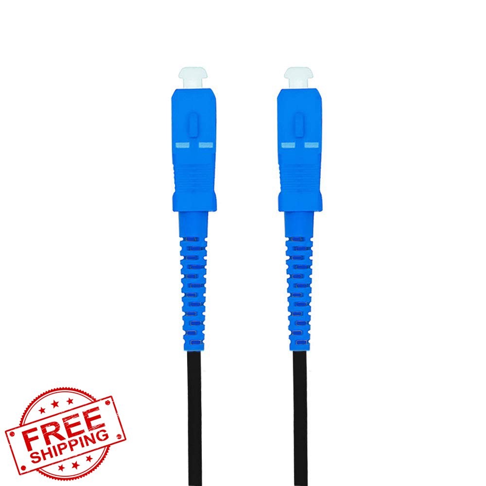Jeirdus 10M SC to SC Armored Fiber Optic Cable Simplex SMF