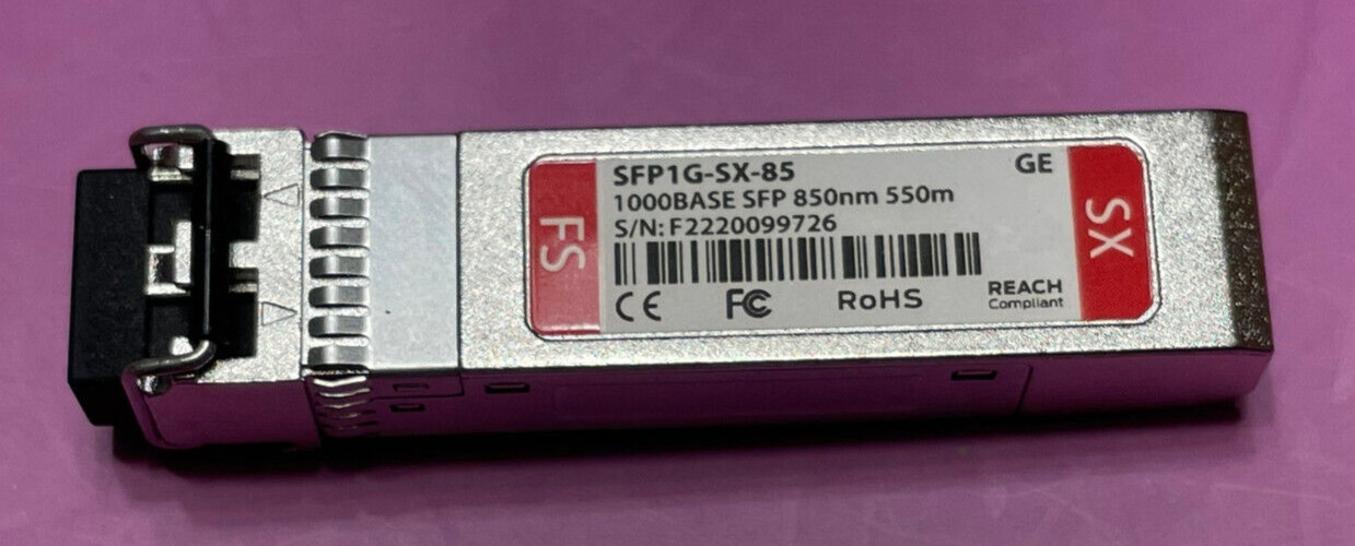 Fiberstore SFP1G-SX-85 1GB BASE-SX 850nm 550m SFP Transceiver