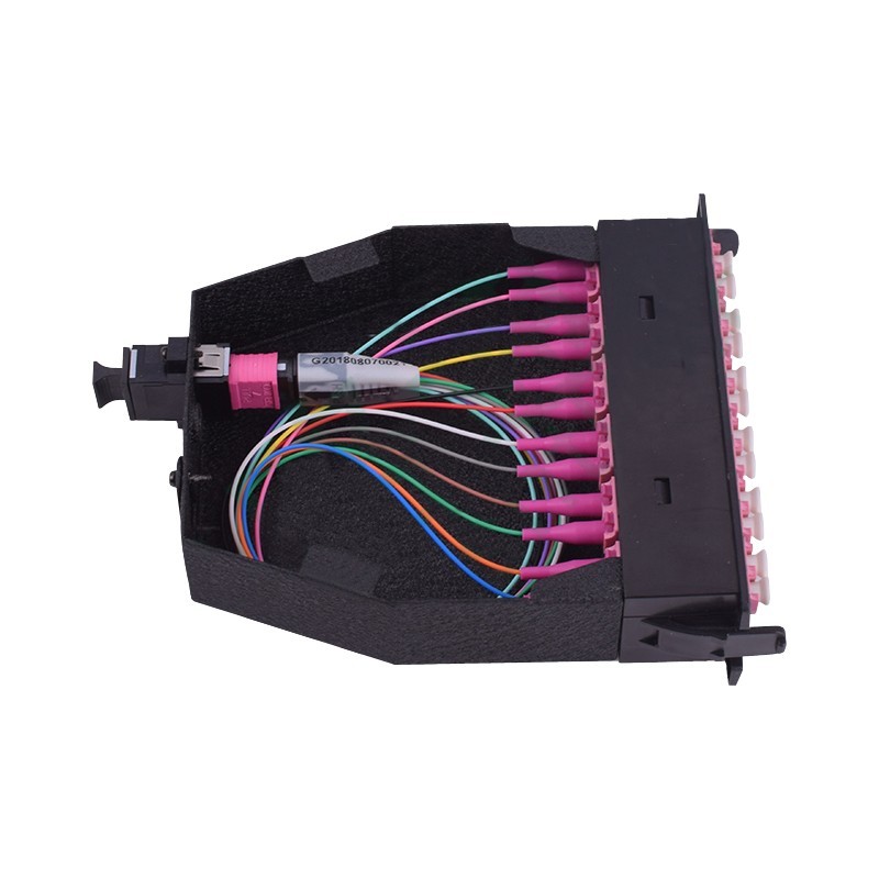 MTP-12 to 6x LC Duplex Type A 12 Fibers OM4 Multimode 50/125 MTP/MPO Cassette