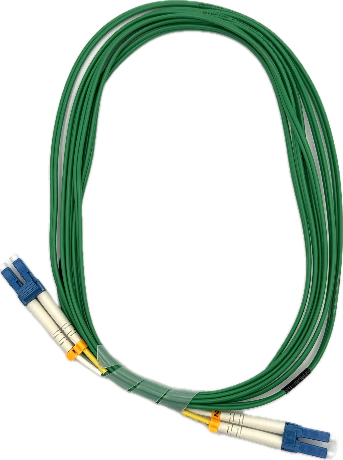 10 Pack! Single Mode Fiber Optic Patch Cable 9/125, LC to LC, 3 Meter, Green