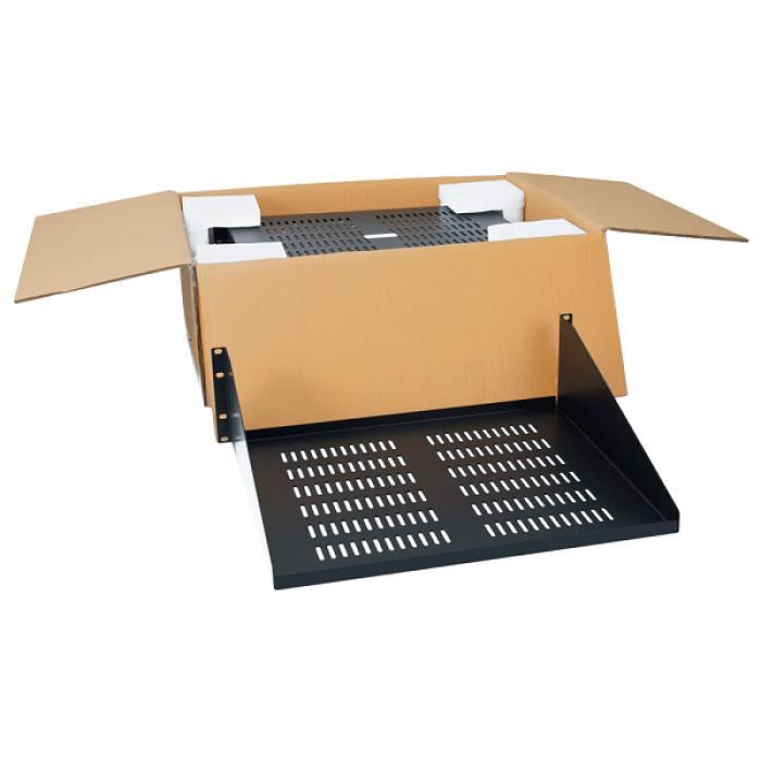 RACK SHELF 15in SINGLE VENTED3RMS 2PK