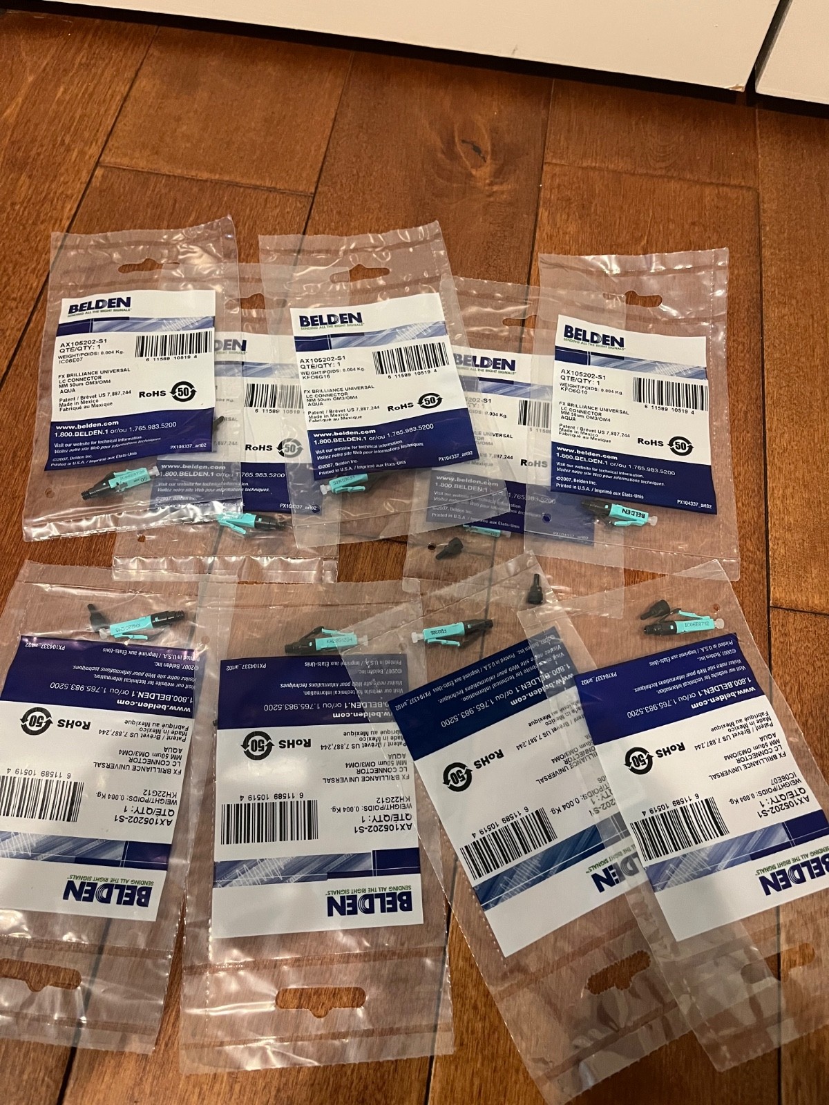 Belden AX105202-S1 LC optical fiber connector FX Brilliance Universal (10 pcs)