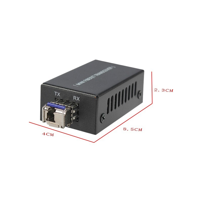 1000M Mini LC SFP Fiber Optic Transceiver 1.25Gb/S SM MM Single Duplex Fiber 3KM