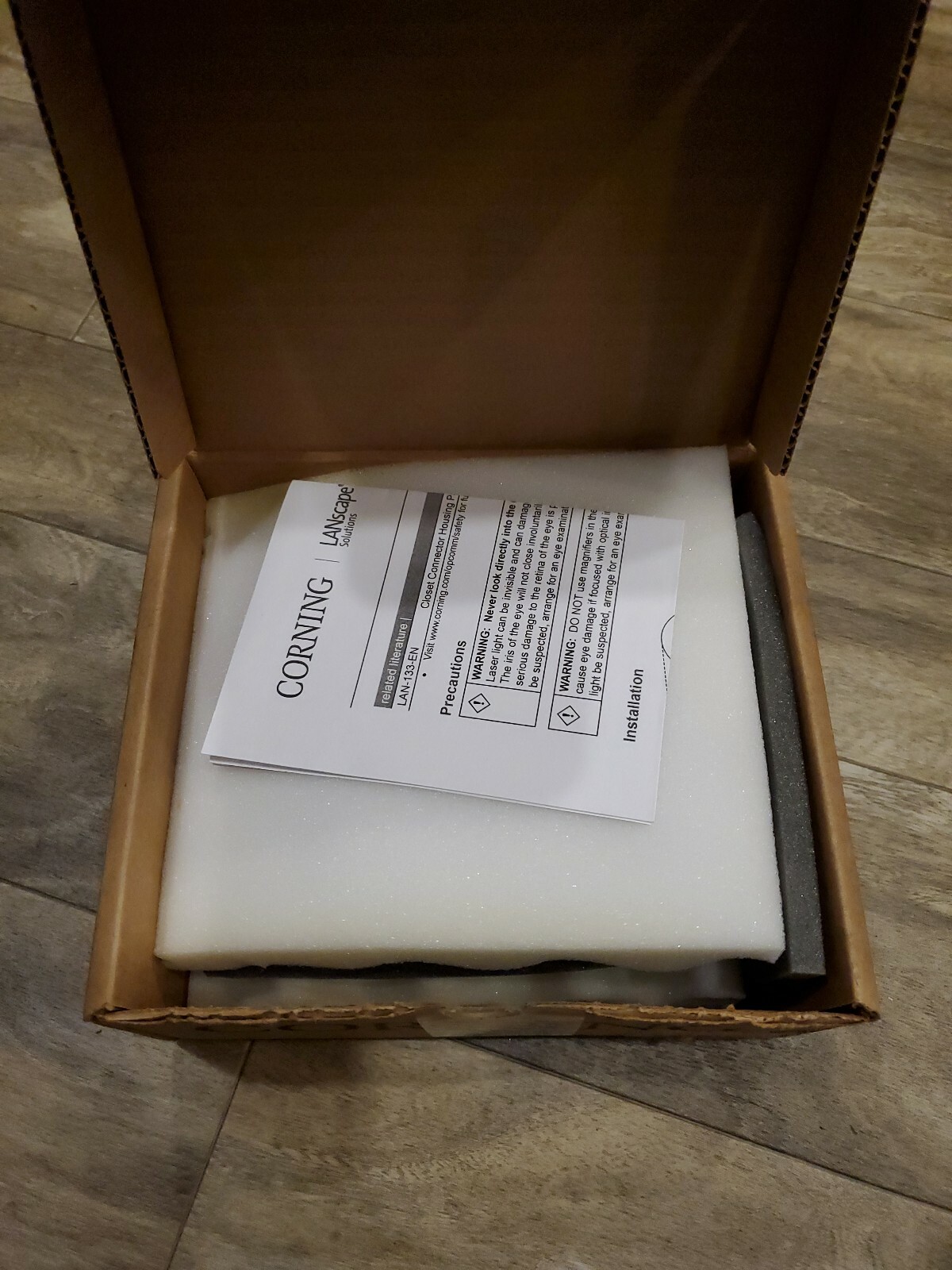 Corning Closet Connector Housing Panels, Multimode 62.5, 12 Stand, ST