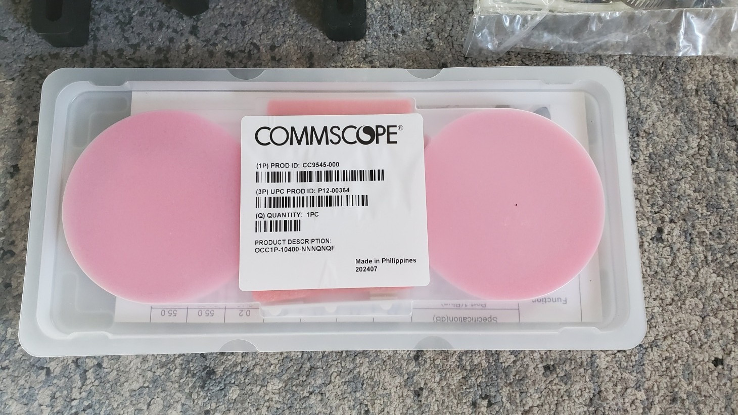 Fiber Optic CommScope MST Multi Port DLX Terminal Stubless 1X4 Splitter Kit