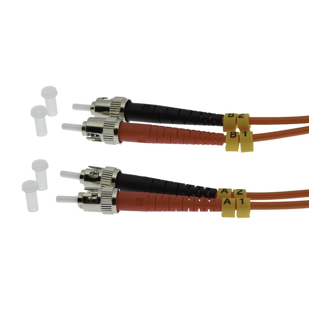 3M 10FT ST to ST Duplex Multi Mode 62.5/125 Fiber Optic Optical Patch Cable OM1