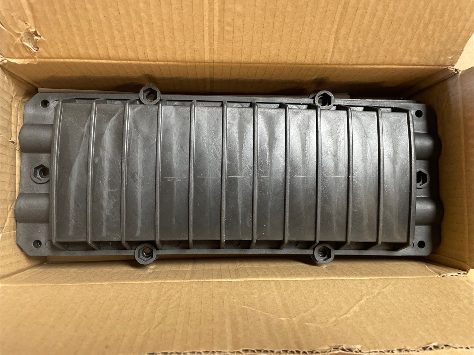 Set Of 2 2in 2 Out Horizontal Cable Junction Box 12 Core Fusion Splice Kit Fiber