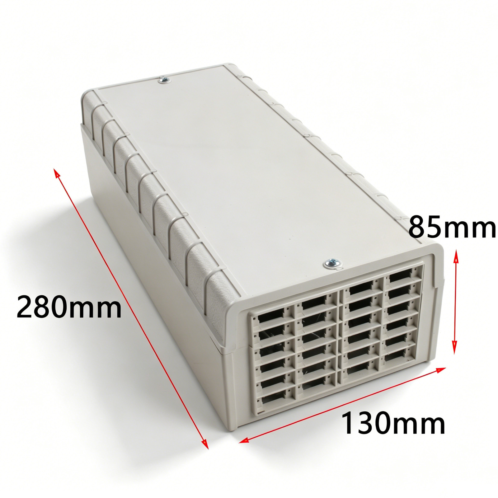 24 Cores Plastic ODF Fiber Terminal Box Wall Mount Full SC FC LC Adapter Pigtail