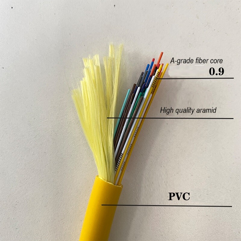 30m LC to LC SM OS2 24 Fibers Indoor Multifiber Cable Pre-terminated Patch Cord
