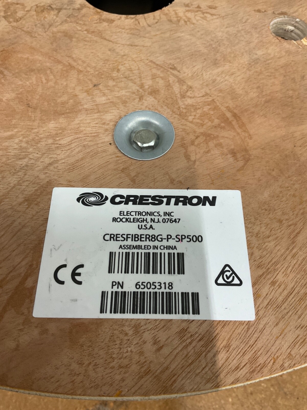 Creston CRESFIBER8G-P-SP500 6505318 Fiber Optic Cable 500ft