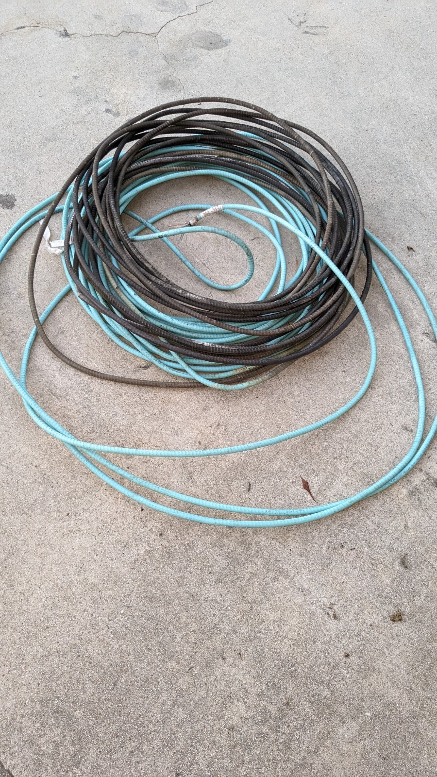 Used 6 Fiber Optic Cable, Multimode OM3, Armored Outdoor 200ft