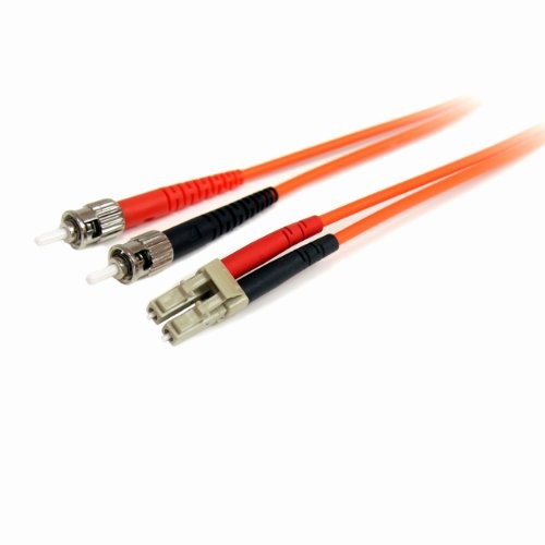 StarTech FIBLCST1 1m Fiber Optic Cable LC/ST Multimode 62.5/125 LSZH